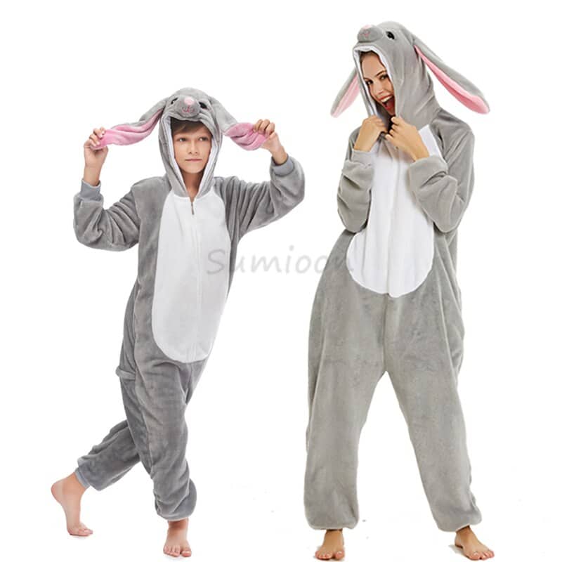 Surpyjama licorne épais et chaud pour ado en coton_11