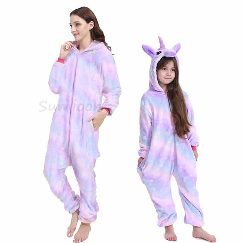 Surpyjama licorne épais et chaud pour ado en coton_20