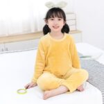 Surpyjama polaire chaud pour enfant en polyester_3