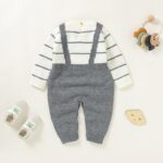 Surpyjama pour bébé 18 mois imitant une sallopette avec fermeture Pullover_4