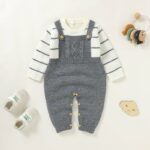 Surpyjama pour bébé 18 mois imitant une sallopette avec fermeture Pullover_6