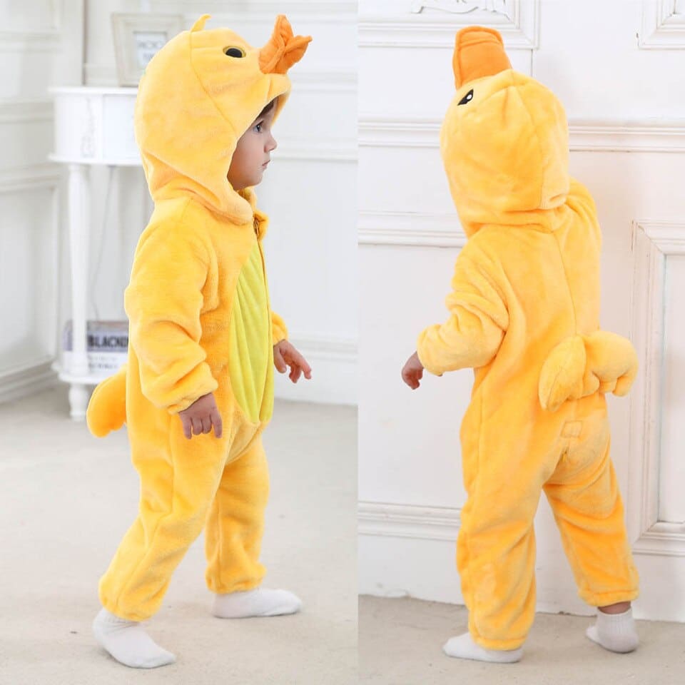Surpyjama pour enfant licorne en coton de haute qualité Canard 3mois