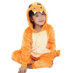 Surpyjama tigre une pièce pour enfant sous forme de combinaison_5