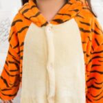 Surpyjama tigre une pièce pour enfant sous forme de combinaison_6