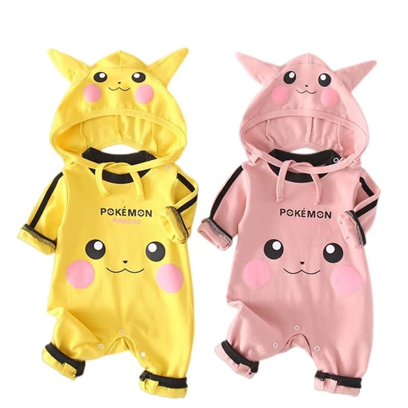 Surpyjama sous forme de Pikachu pour bébé en coton - Surpyjama Bébé